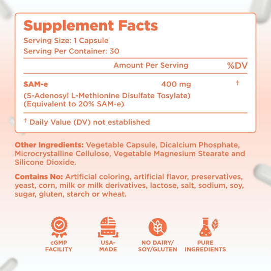 Bioactive SAM-e S,S-disulfate tosylate form illustration
