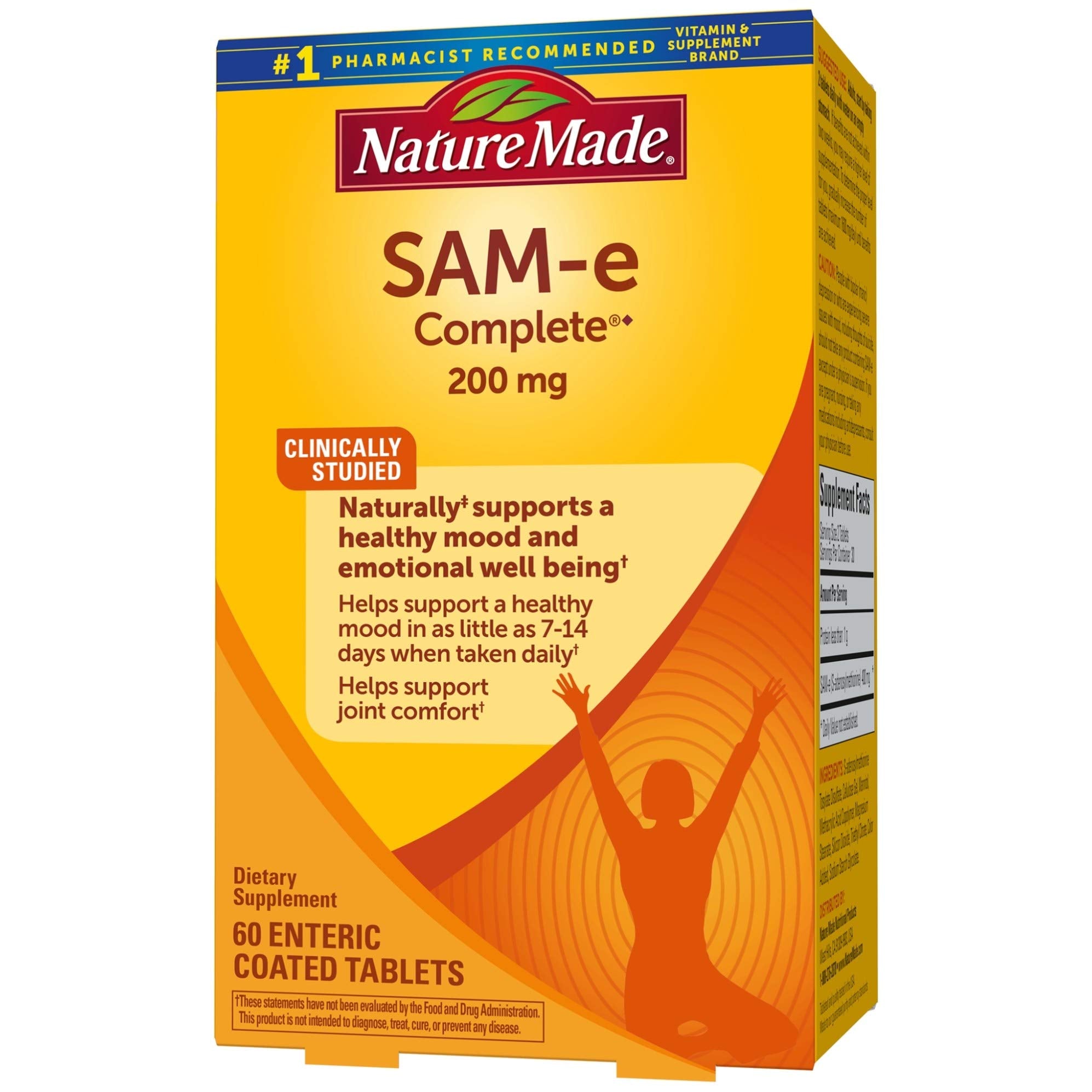 SAM-e Complete 200 mg tablets in blister pack