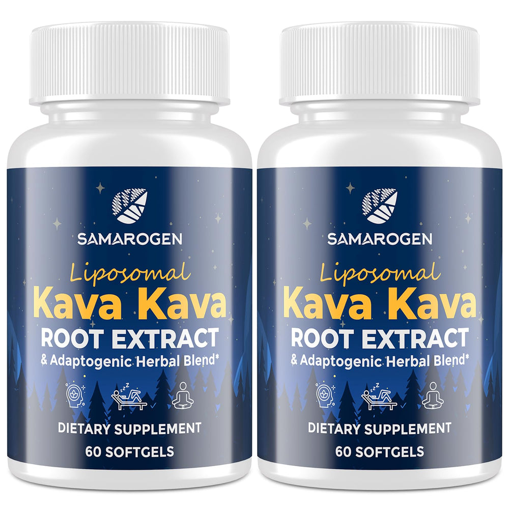 Samarogen Kava Kava capsules bottle – 120 softgels