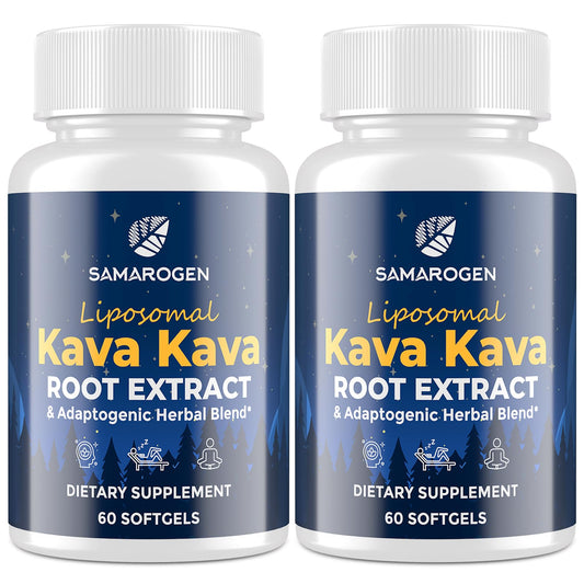 Samarogen Kava Kava capsules bottle – 120 softgels