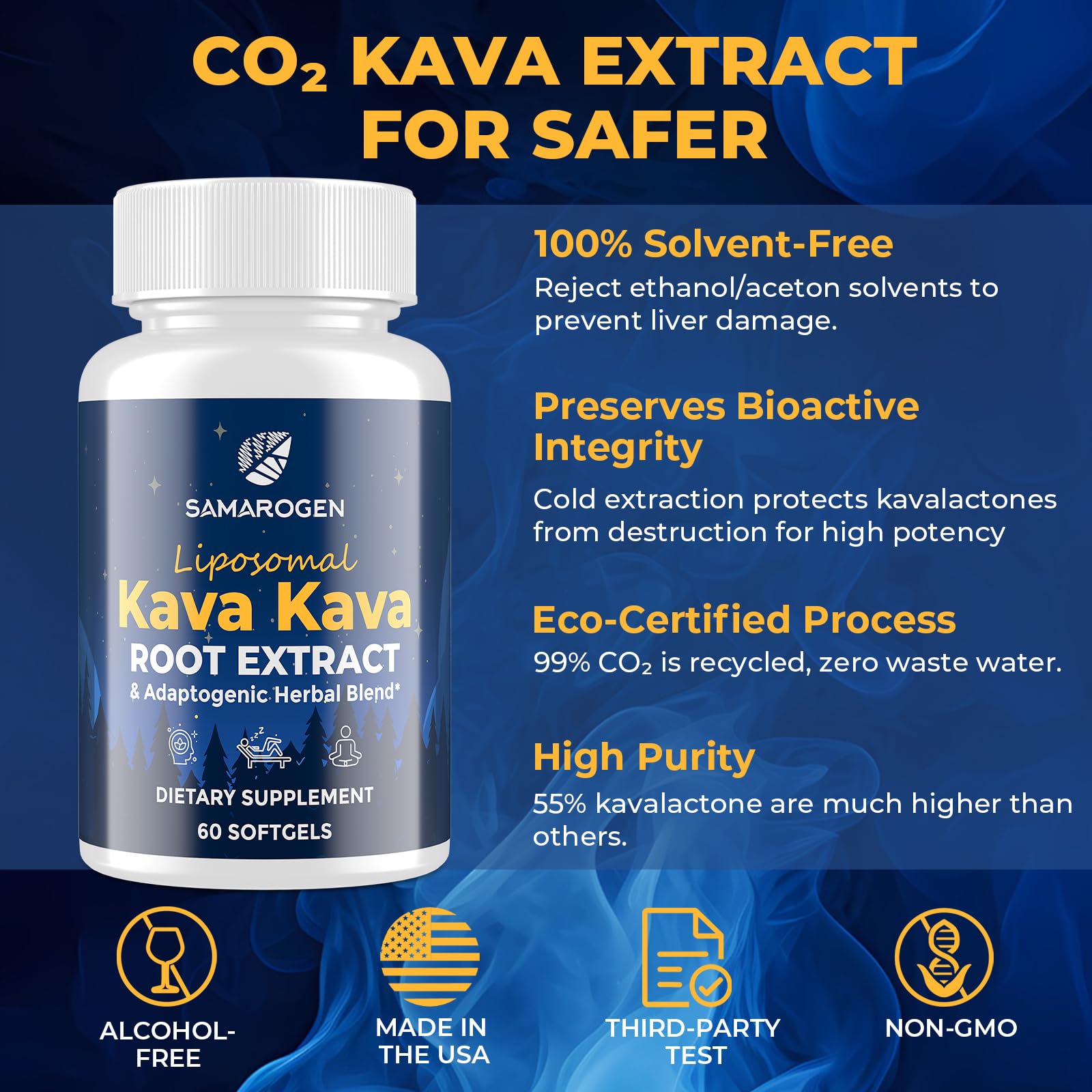 Passionflower with kava root extract