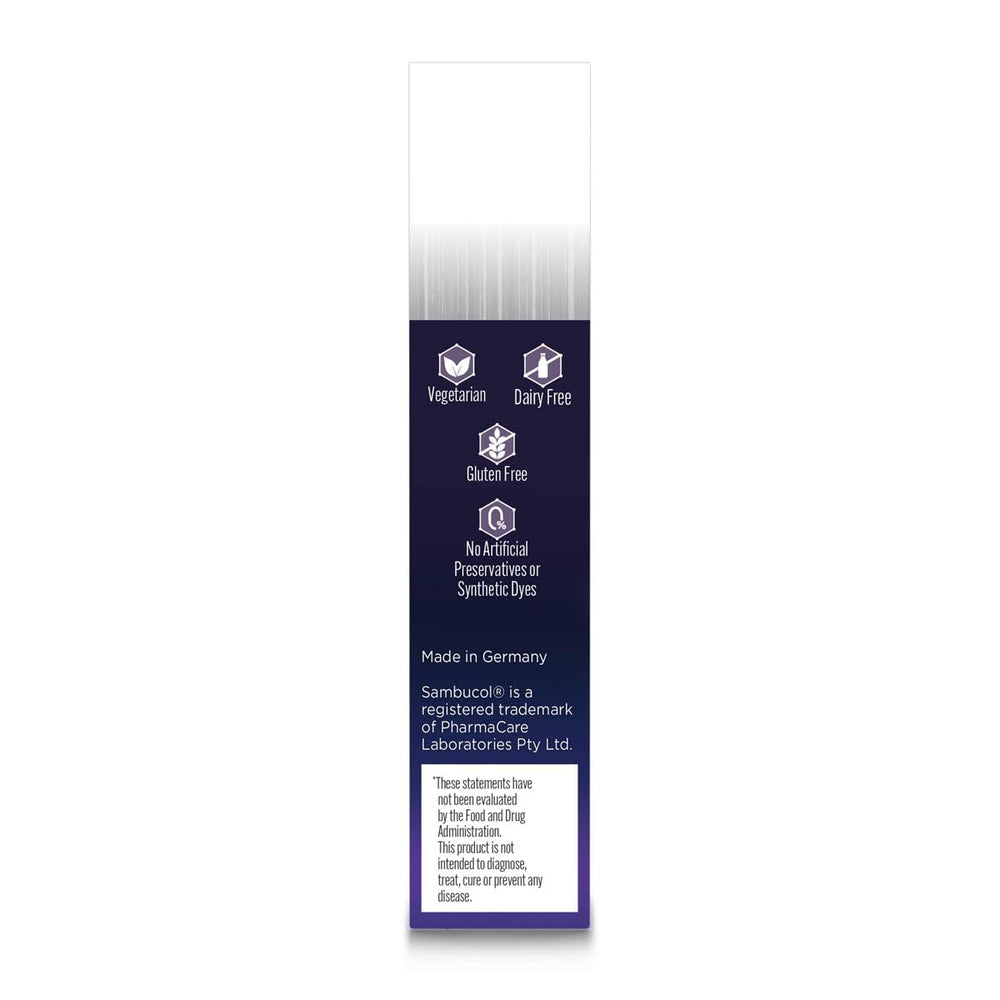 Outer box of Sambucol 20-count 2-pack