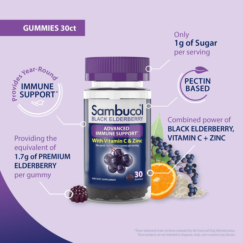 Side view of Sambucol 2-pack packaging