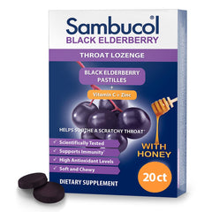 Sambucol Black Elderberry Throat Lozenges package