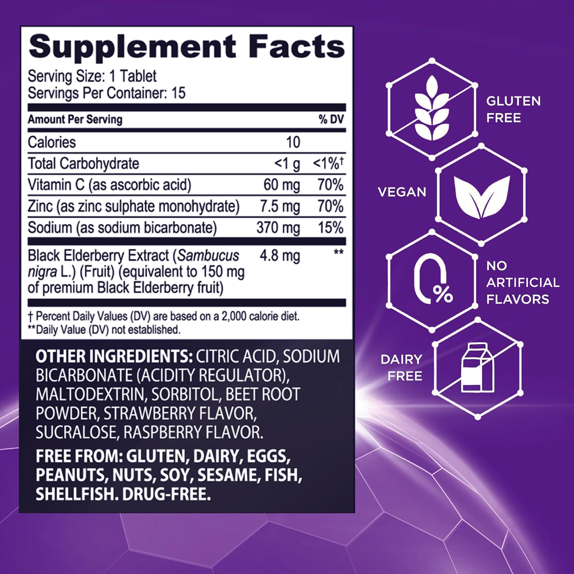 European Sambucus nigra elderberries used in Sambucol products