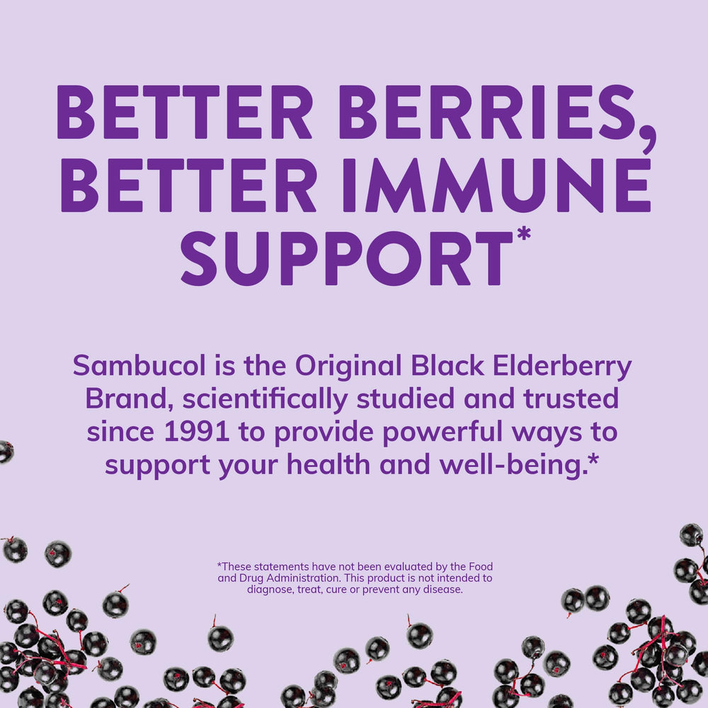 Healthy immune support concept with berries and vitamins