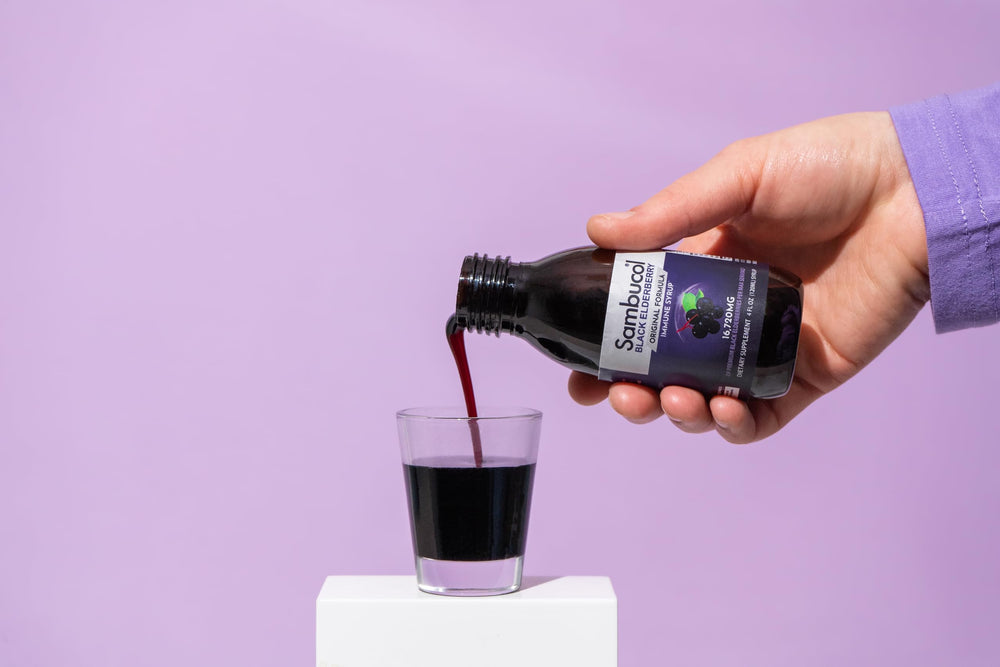 Premium Haschberg elderberries used in Sambucol syrup