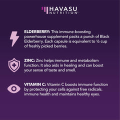 Supplement facts panel highlighting vegetarian-friendly and non-GMO attributes