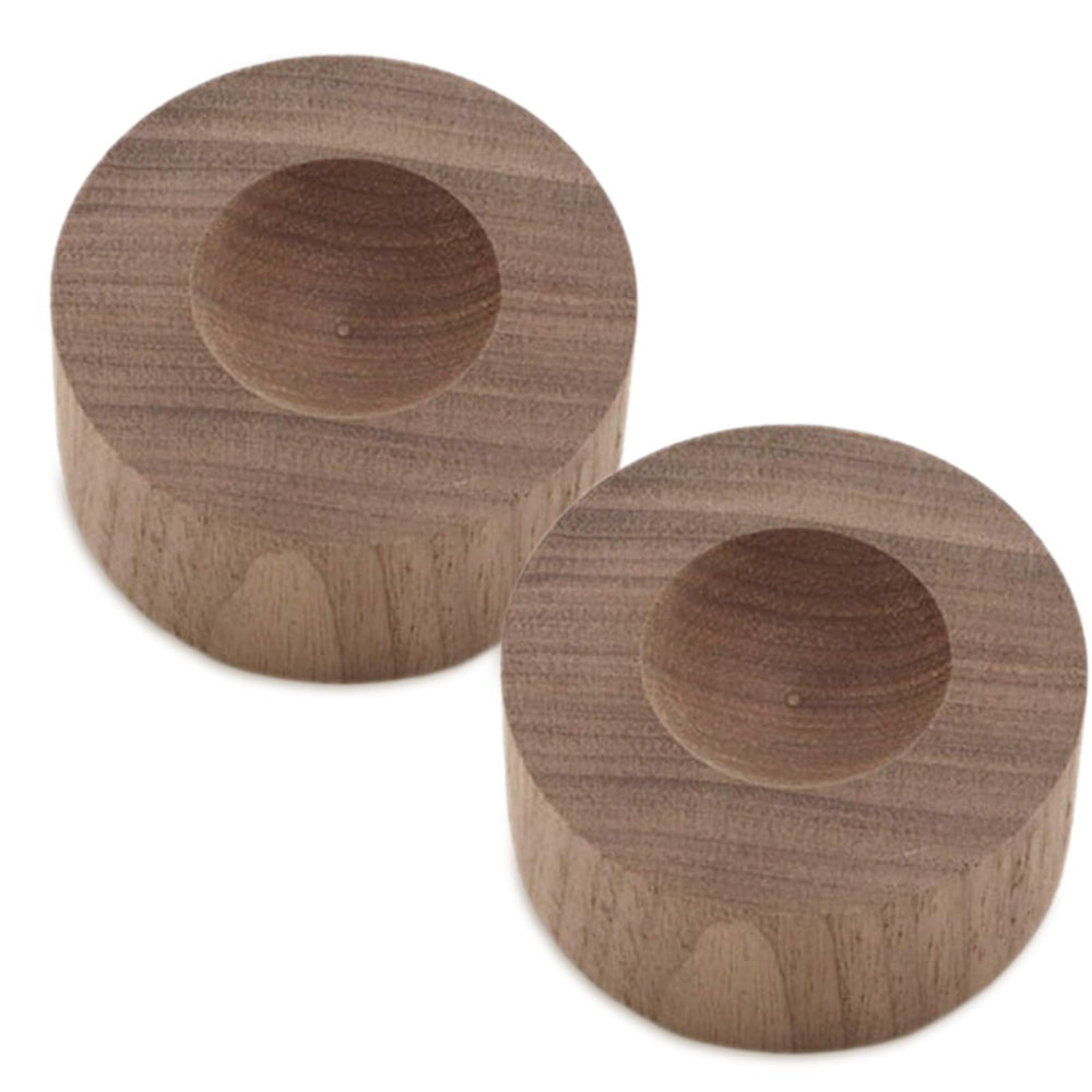 SAMIQU Walnut wood diffuser 2-pack with warm natural decor and aroma potential