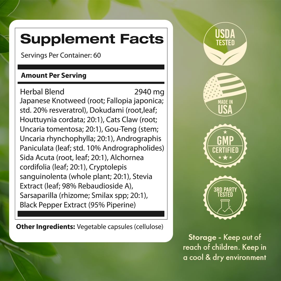 240-capsule bottle and serving size information