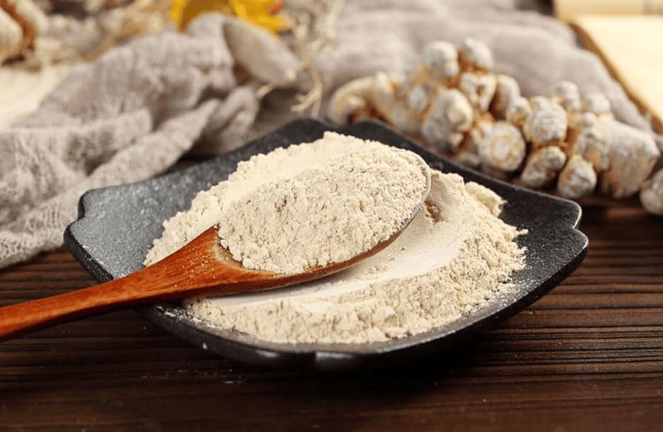 San Qi powder packaging and label