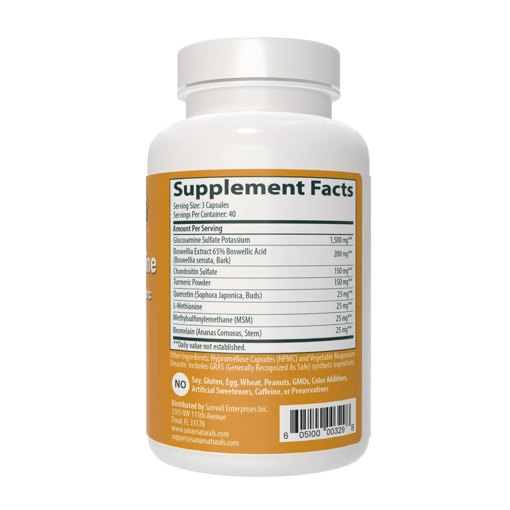 Hero image of the Sanar Naturals bottle with capsules