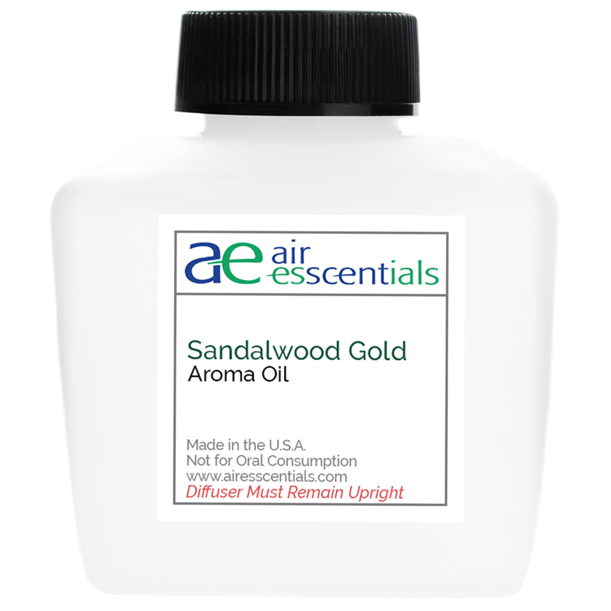 Sandalwood Gold Aroma Oil bottle close-up