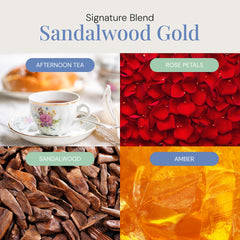 Close-up of essential oil dropper for Sandalwood Gold Aroma Oil
