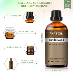 DIY candle making with sandalwood essential oil