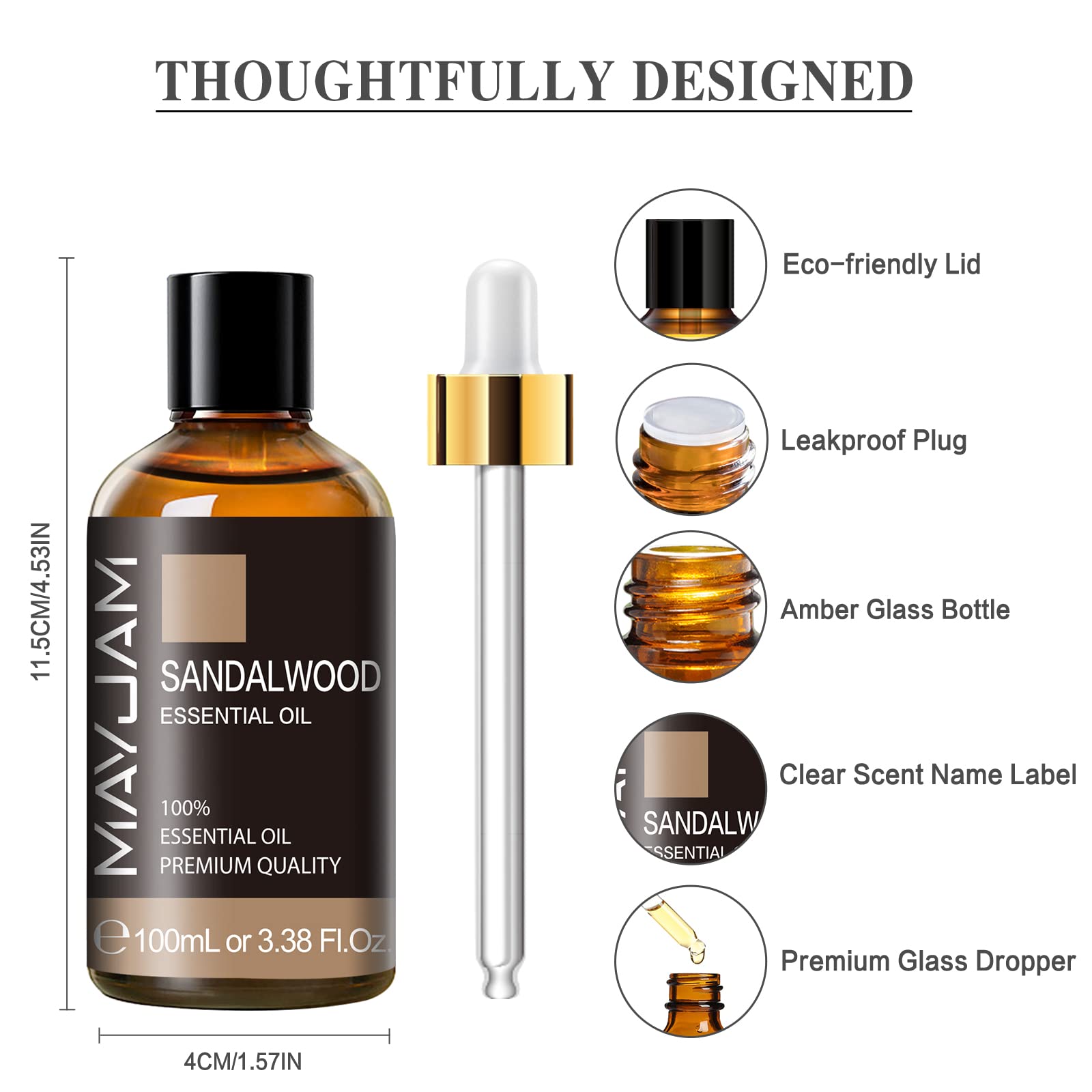 Sandalwood oil for hair care application