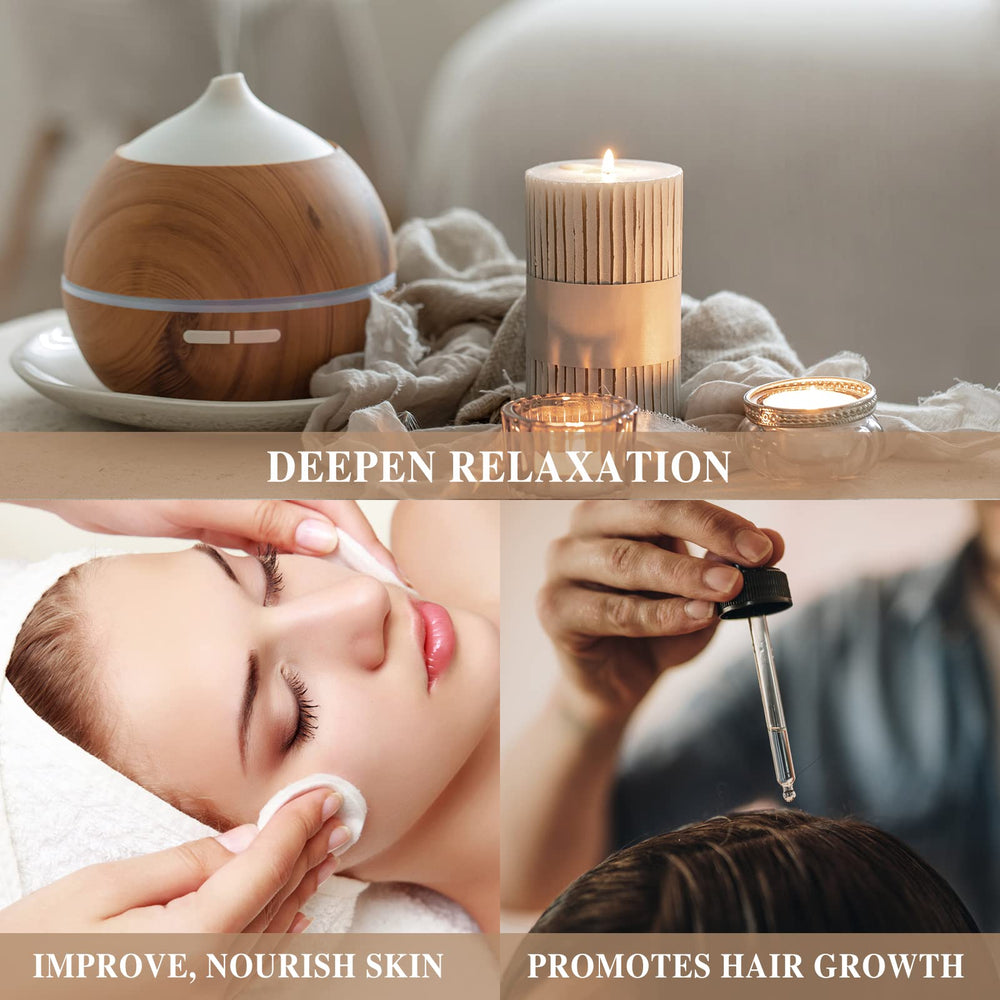 Sandalwood oil used in skincare routine