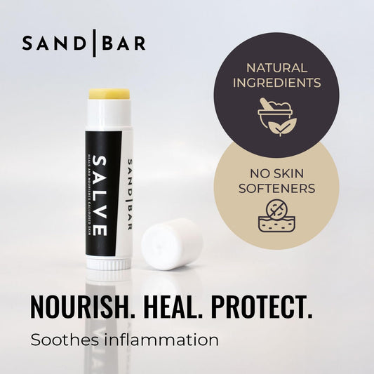 SandBar Callus Salve chapstick-style application demonstrates precise, mess-free treatment