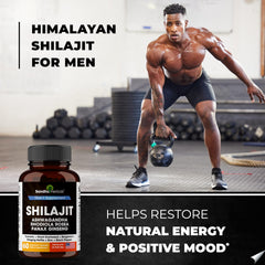 Close-up of Shilajit capsules in bottle