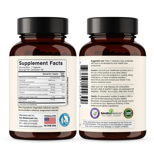 Product packaging for Zinc 30mg chelated formula