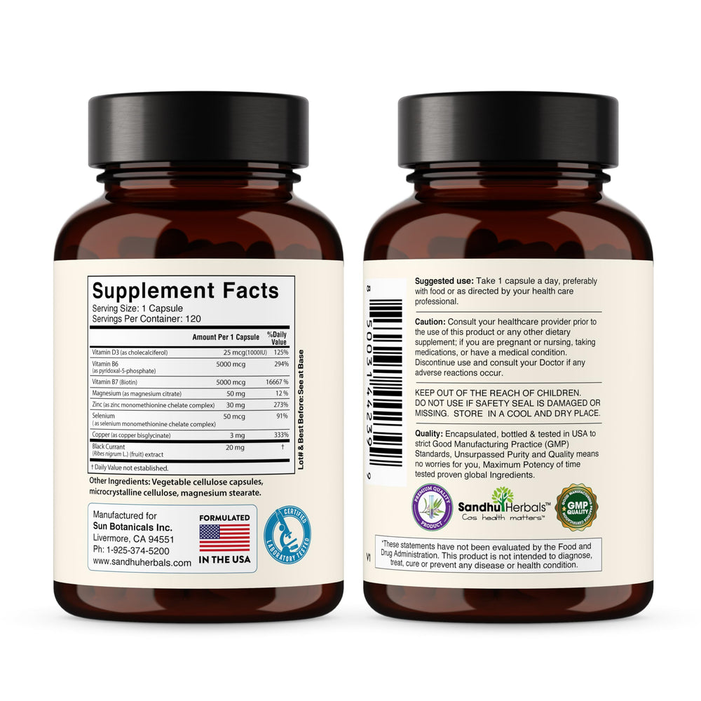 Black Currant Extract in zinc supplement