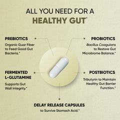 L-glutamine and other gut health ingredients