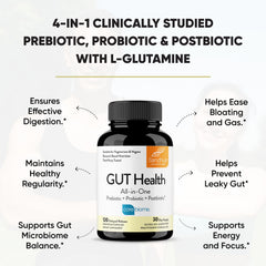 Sandhu's Gut Health label design