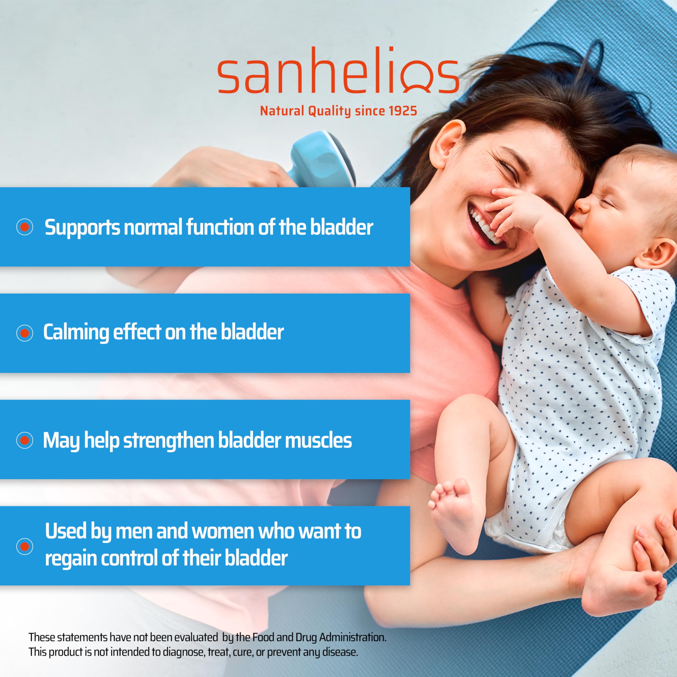 Calm bladder health concept illustration
