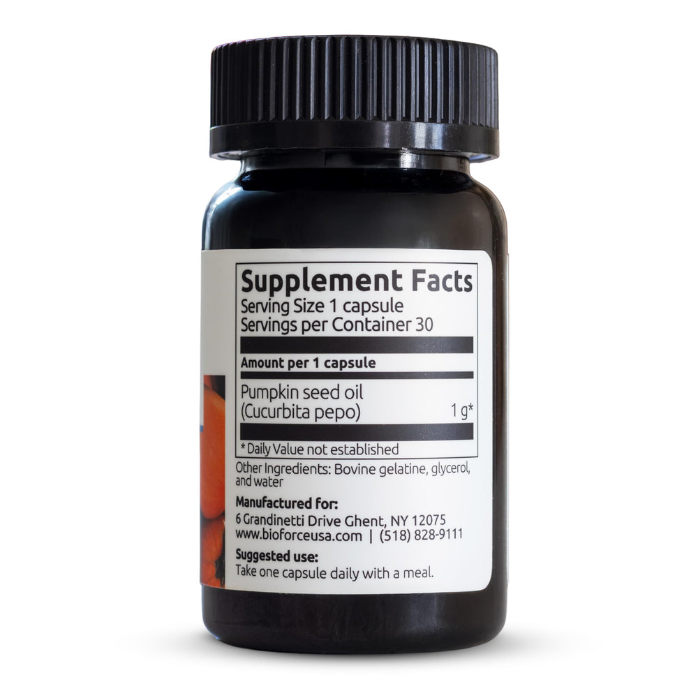 1-pack bottle of Sanhelios Curbita bladder caps with 30 capsules