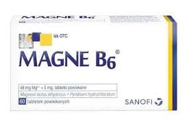 Close-up of a Magne B6 coated tablet