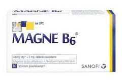 Close-up of a Magne B6 coated tablet