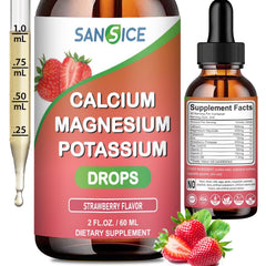 SANSICE liquid Calcium Magnesium Potassium bottle front view