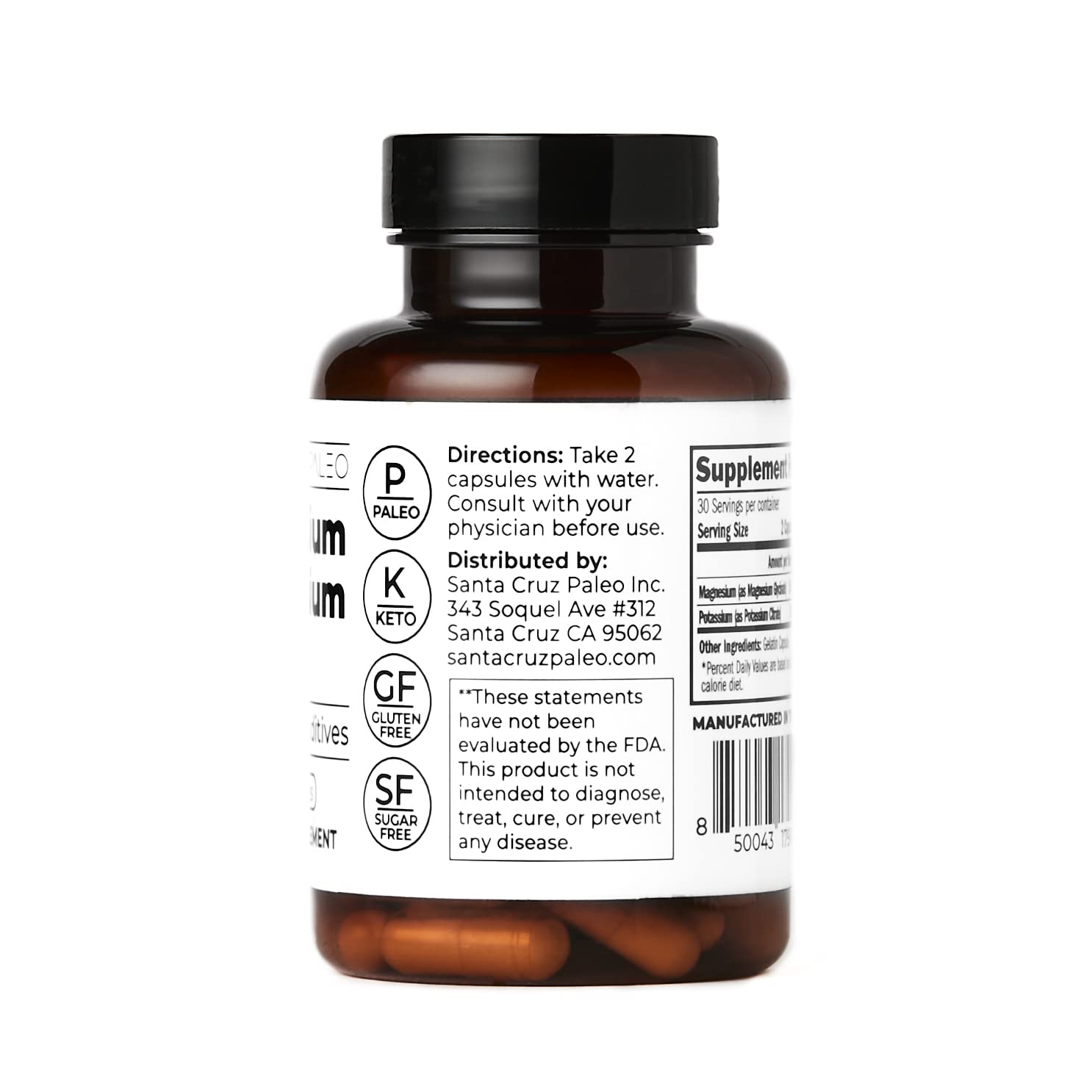 Guidance graphic showing daily use of 2–4 capsules