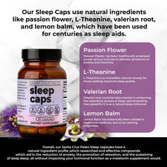 Ingredient highlights: L-Theanine, lemon balm, passion flower, valerian root