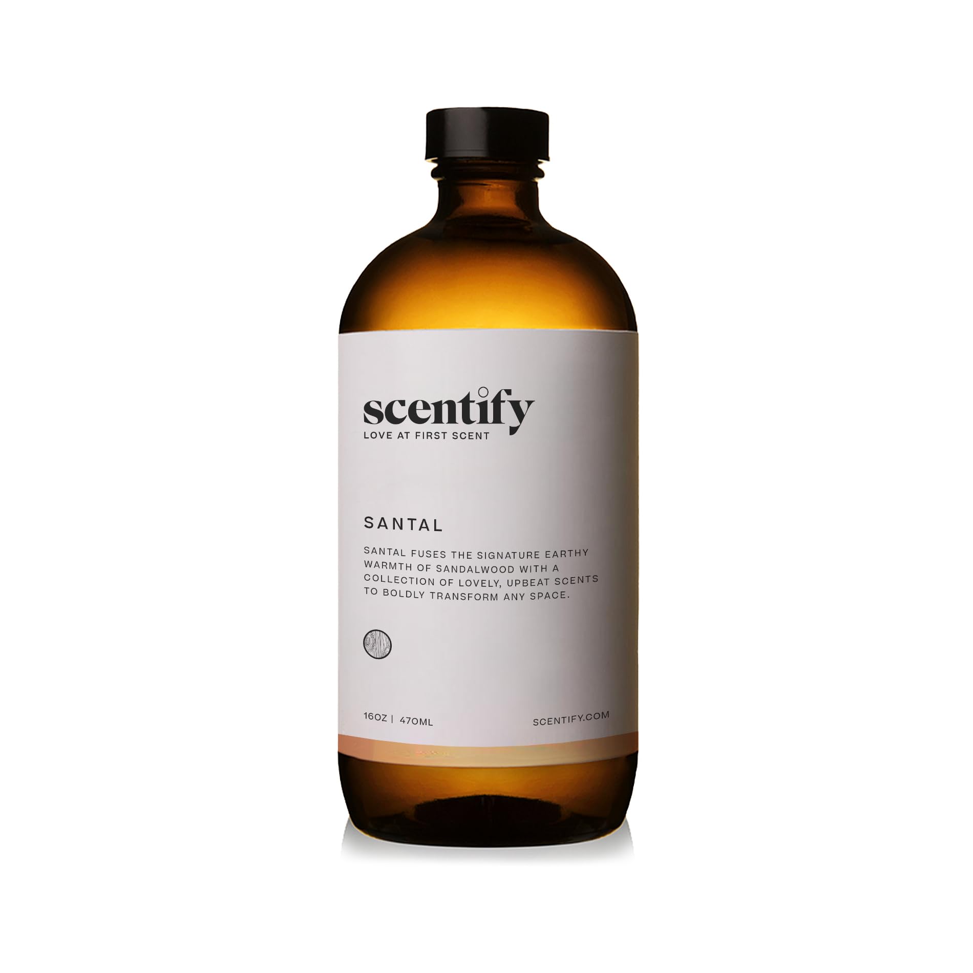 Close-up of cashmere, violet and amber middle notes in Santal diffuser oil