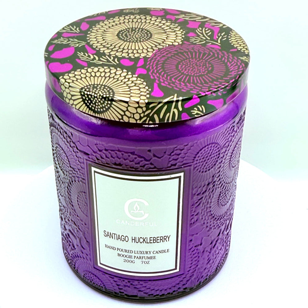 Santiago Huckleberry deep wood and spicy aroma