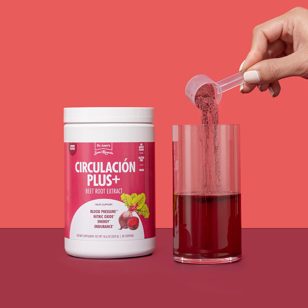 Serving suggestion: Circulacion Plus mixed in a glass of water