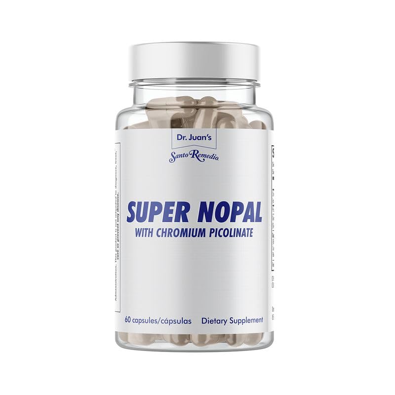 Santo Remedio Super Nopal bottle packshot for daily wellness support