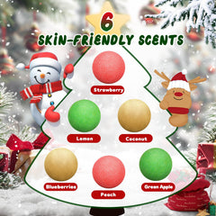 Sanyi fruity strawberry bath bombs provide playful, fragrant bath time.