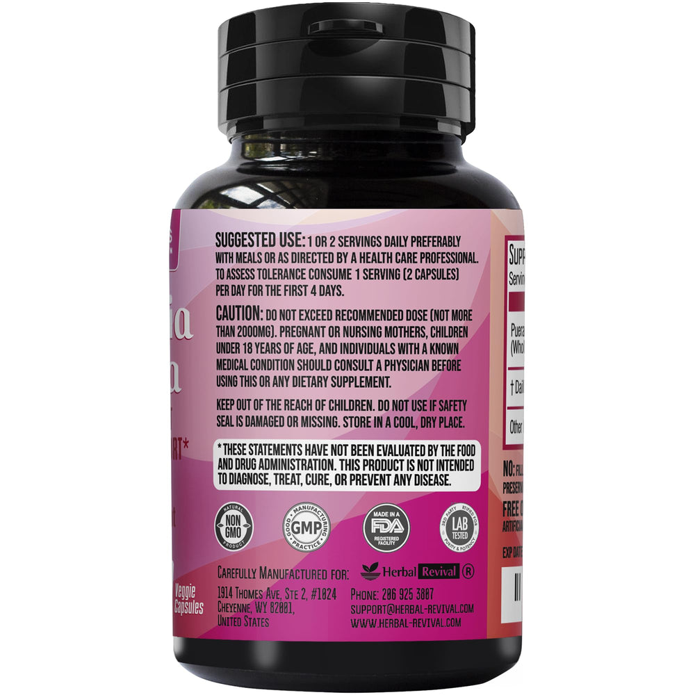 Sapir's Nutrition pueraria-mirifica-capsules-in-hand ready for on-the-go daily use with balance support.