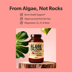 Packaging image highlighting vegan, non-GMO, gluten-free Sapling Calcium