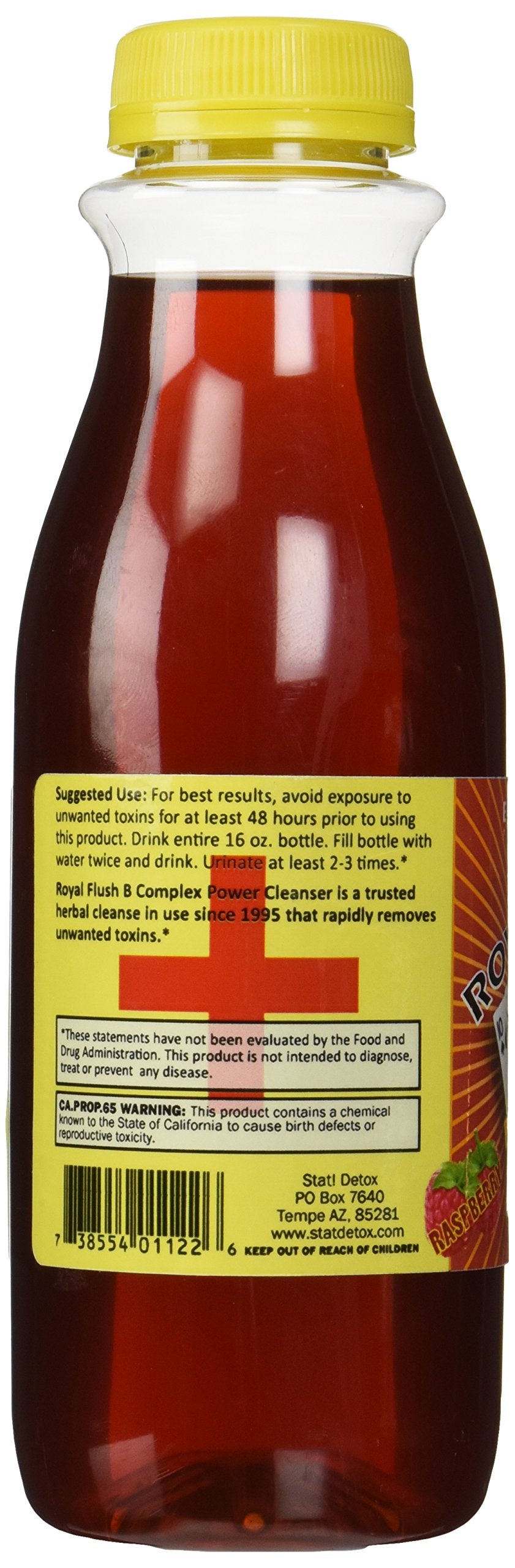Back view with product details for Sarken Royal Flush-Cut 16oz
