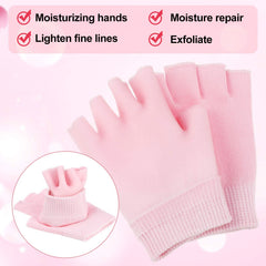 SATINIOR cotton moisturizing gloves soften dry hands at home