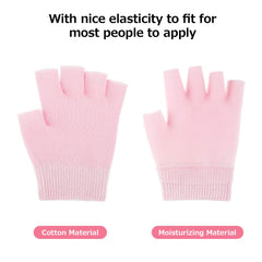 SATINIOR black fingerless moisturizing gloves for daily tasks while hydrating skin