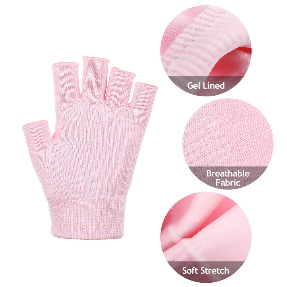SATINIOR fingerless glove set ideal for typing and screen use