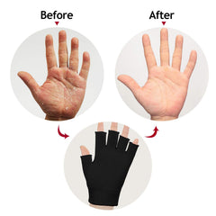 SATINIOR soft cotton gloves comfortable for all-day wear