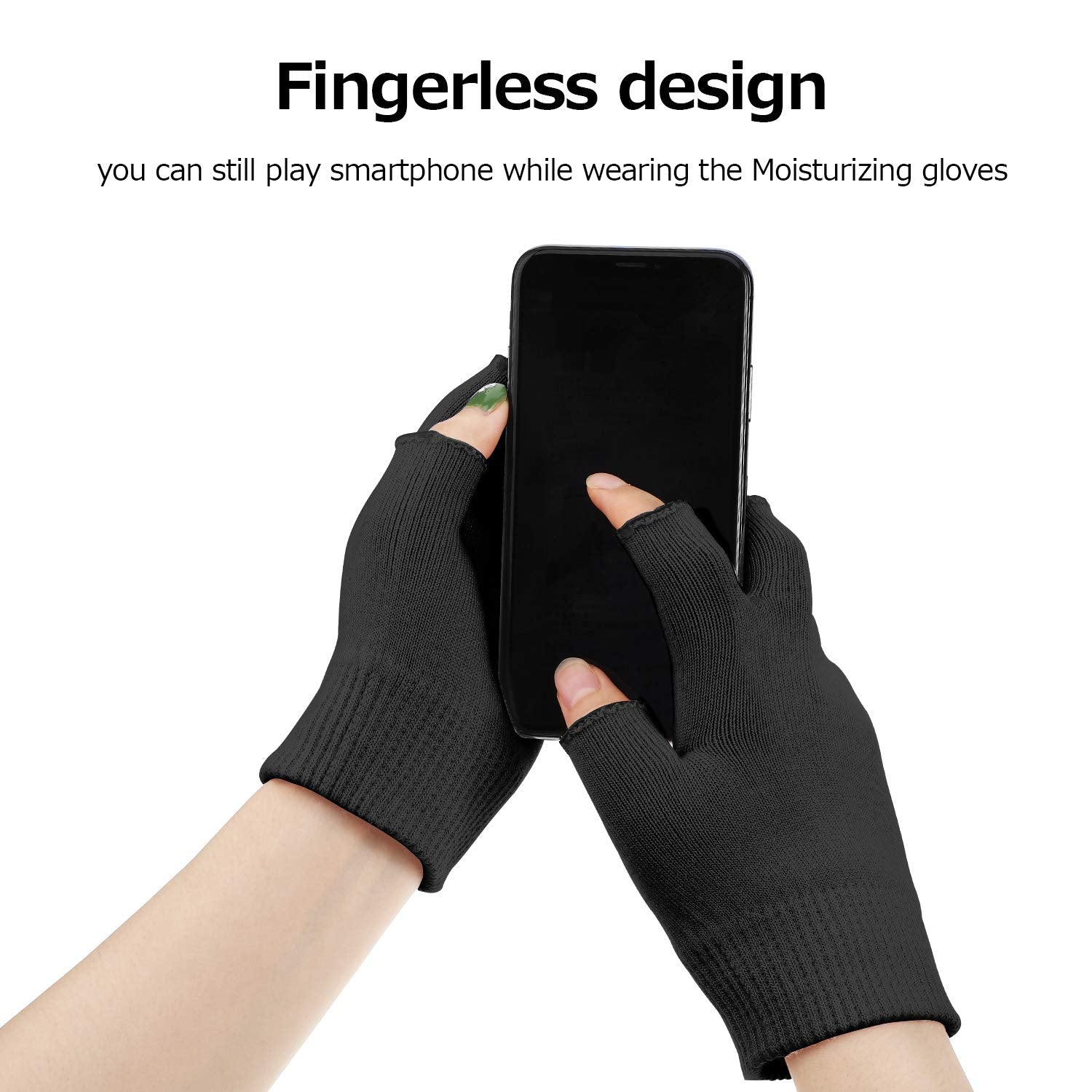SATINIOR moisturizing gloves help crack-prone skin stay hydrated