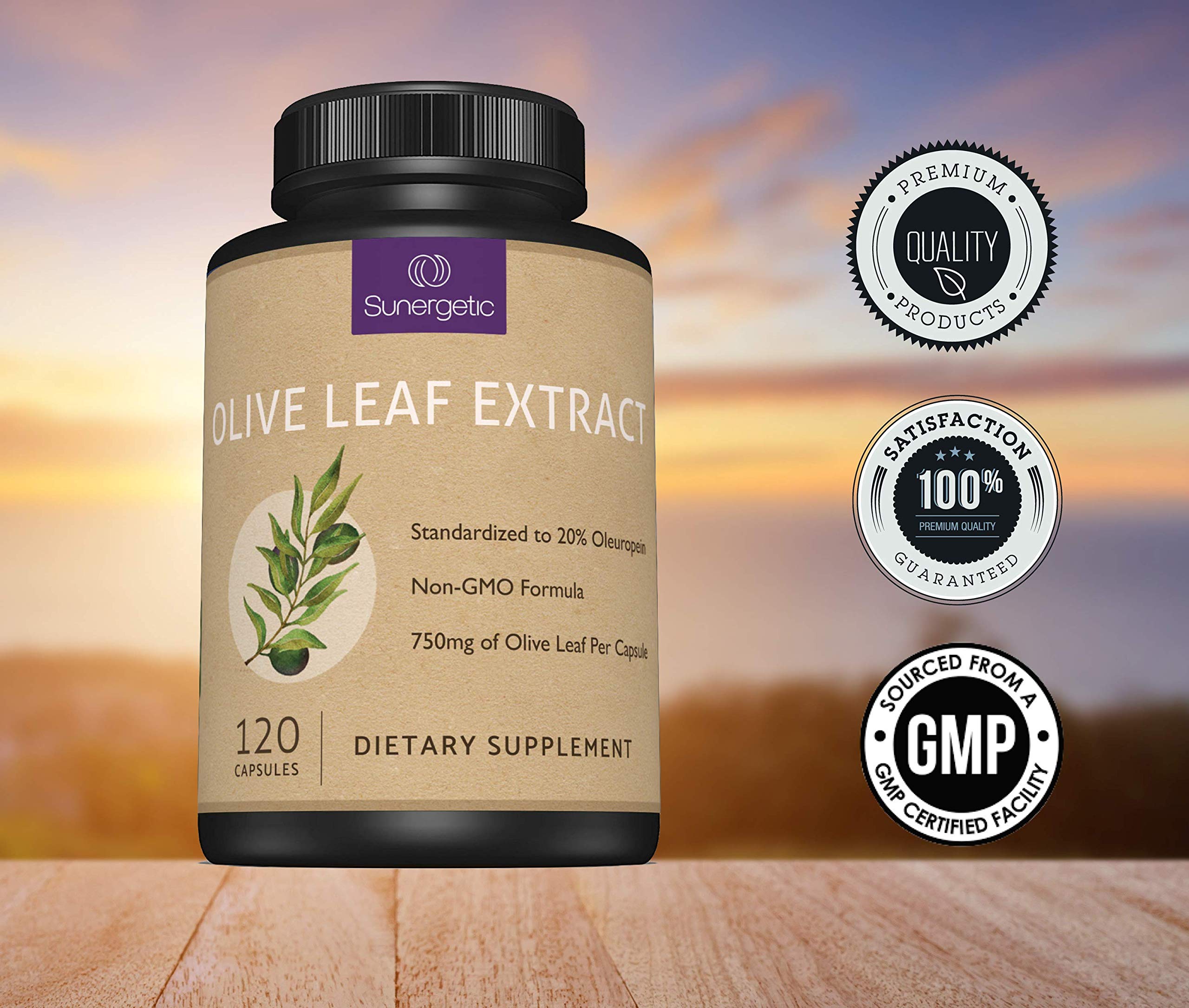 365-day return policy guarantee with olive leaf product