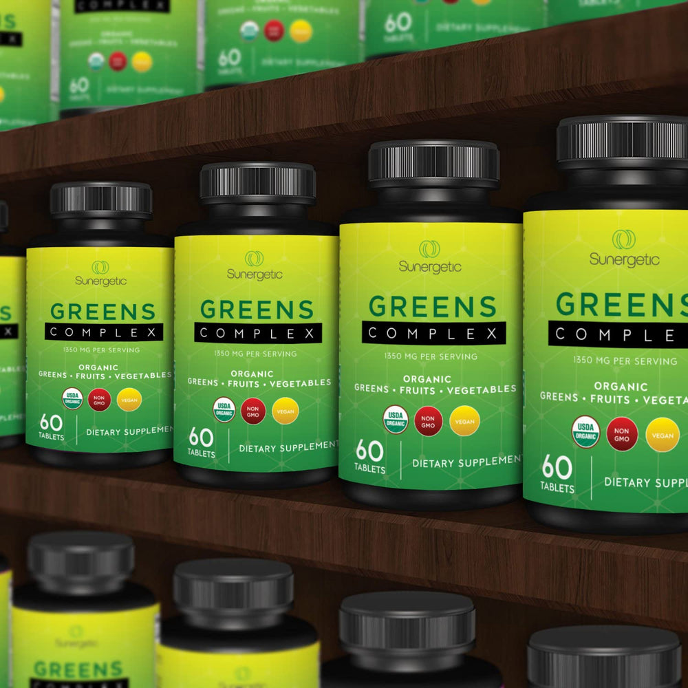 Satisfaction guaranteed badge with greens tablets
