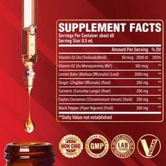 Close-up of the seven ingredients used in the tincture